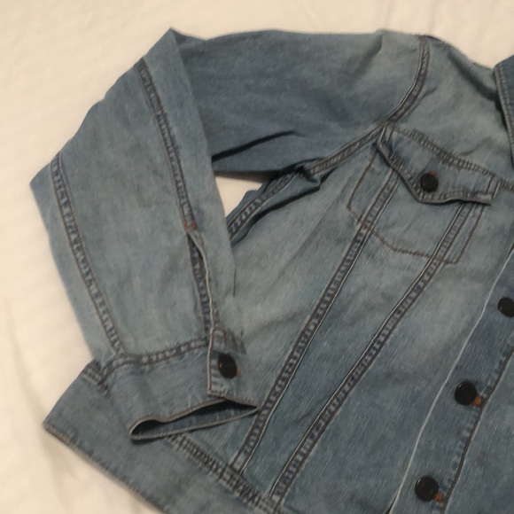 Talbots Vintage Lightweight Denim Jacket  Size 12 - Picture 3 of 10